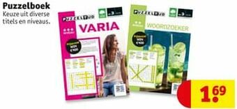 Kruidvat Puzzelboek aanbieding