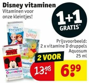 Kruidvat Vitamine d druppels aquosum aanbieding