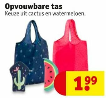 Kruidvat Opvouwbare tas aanbieding