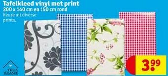 Kruidvat Tafelkleed vinyl met print aanbieding