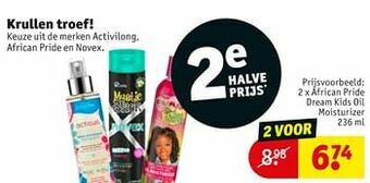 Kruidvat African pride dream kids oil moisturizer aanbieding