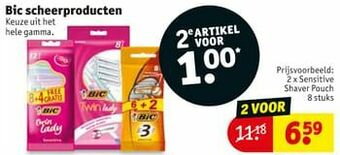 Kruidvat Sensitive shaver pouch aanbieding