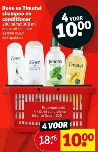 Kruidvat Dove conditioner intense repair aanbieding