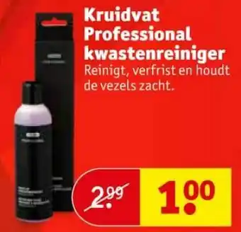 Kruidvat Kruidvat professional kwastenreiniger aanbieding