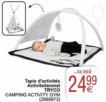 Cora Tapis d`activités activiteitenmat tryco camping activity gym aanbieding