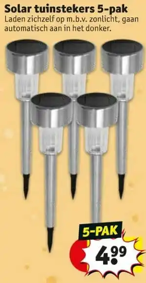 Solar tuinstekers