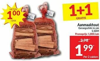 Intermarché Aanmaakhout aanbieding