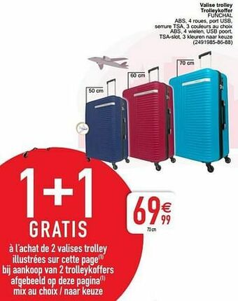 Cora Valise trolley trolleykoffer funchal aanbieding