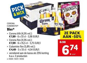 Corona cubanisto bier