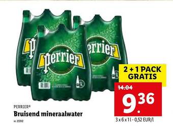 Lidl Perrier Bruisend Mineraalwater aanbieding