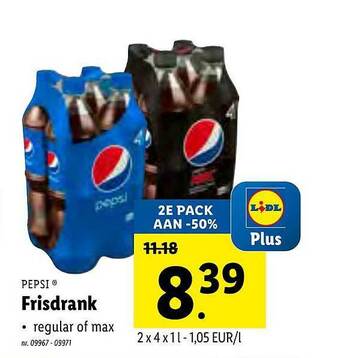 Pepsi Frisdrank