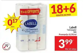 Intermarché Labell Toiletpapier aanbieding