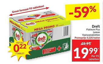 Intermarché Dreft Platinum Plus aanbieding