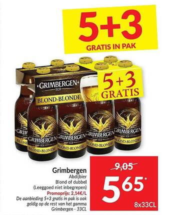 Intermarché Grimbergen Abdijbier aanbieding