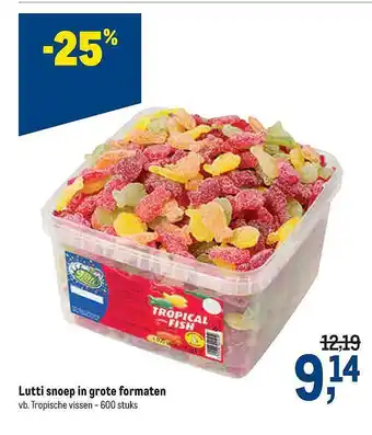 Makro Lutti Snoep In Grote Formaten aanbieding