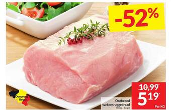 Intermarché Ontbeend Varkensruggebraad aanbieding