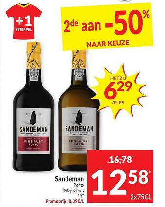 Intermarché Sandeman aanbieding