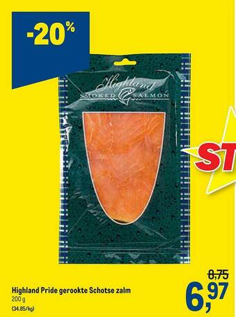 Makro Highland Pride Gerookte Schotse Zalm aanbieding