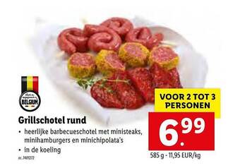 Lidl Grillschotel Rund aanbieding