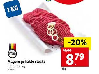 Magere Gehakte Steaks
