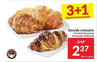 Intermarché Gevulde Croissants aanbieding