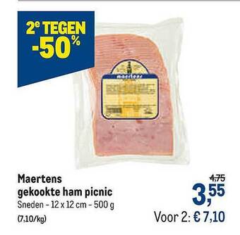 Maertens Gekookte Ham Picnic