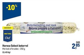 Makro Horeca Select Boterrol aanbieding