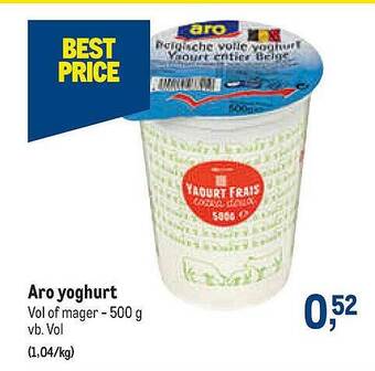 Makro Aro Yoghurt aanbieding