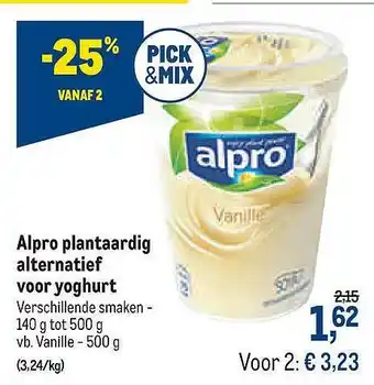 Alpro Plantaardig Alternatief Voor Yoghurt