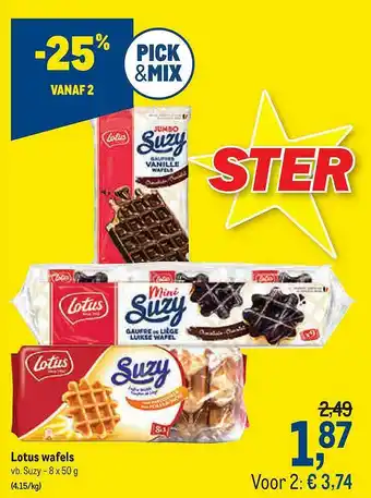 Makro Lotus Wafels aanbieding