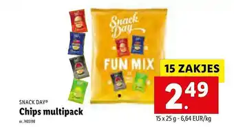 Lidl Snack Day Chips Multipack aanbieding