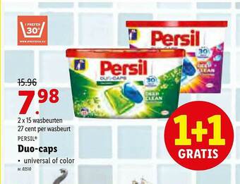 Lidl Persil Duo-caps aanbieding
