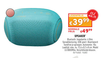 Trafic Speaker aanbieding
