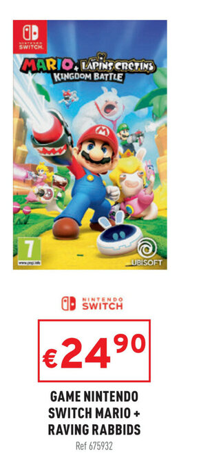 Game Nintendo Switch Mario + Raving Rabbids