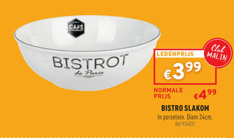 Trafic Bistro Slakom aanbieding