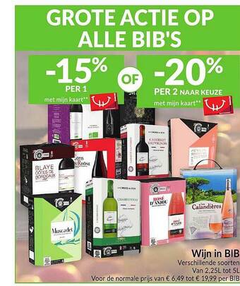 Intermarché Wijn In Bib aanbieding