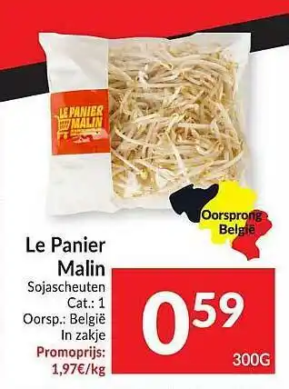 Le Panier Malin Sojascheuten