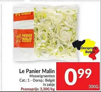 Intermarché Le Panier Malin Mosselgroente aanbieding