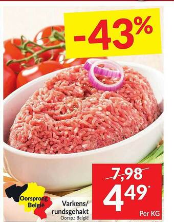 Intermarché Varkens - Rundsgehakt aanbieding