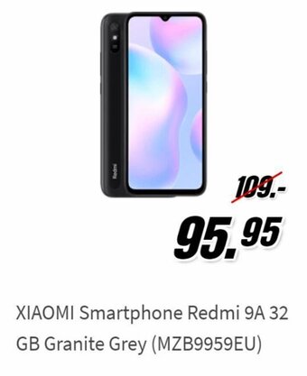 MediaMarkt XIAOMI Smartphone Redmi 9A 32 GB Granite Grey (MZB9959EU) aanbieding