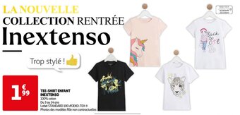 Auchan Tee-Shirt Enfant Inextenso aanbieding