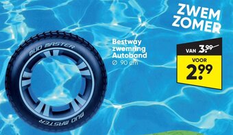 Big Bazar Bestway zwemring Autoband aanbieding