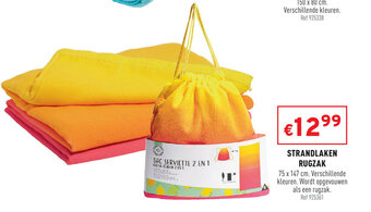 Trafic Strandlaken Rugzak aanbieding