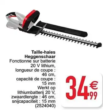 Cora X-performer taille-haies heggenschaar aanbieding