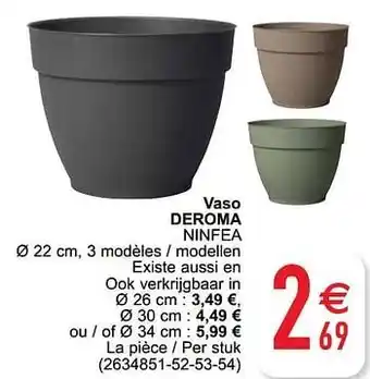 Cora Vaso deroma ninfea aanbieding