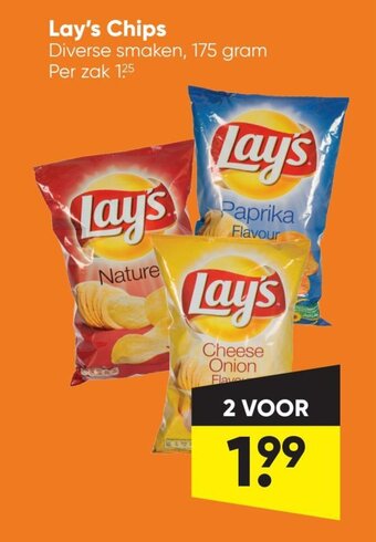 Big Bazar Lay's Chips aanbieding