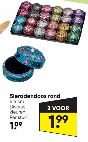 Sieradendoos rond