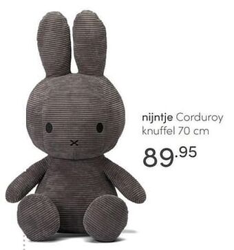Nijntje corduroy knuffel 70cm