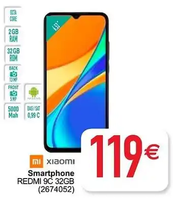 Cora Xiaomi smartphone redmi 9c 32gb 2674052 aanbieding
