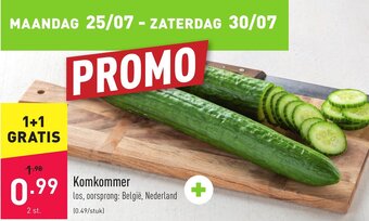 ALDI Komkommer aanbieding